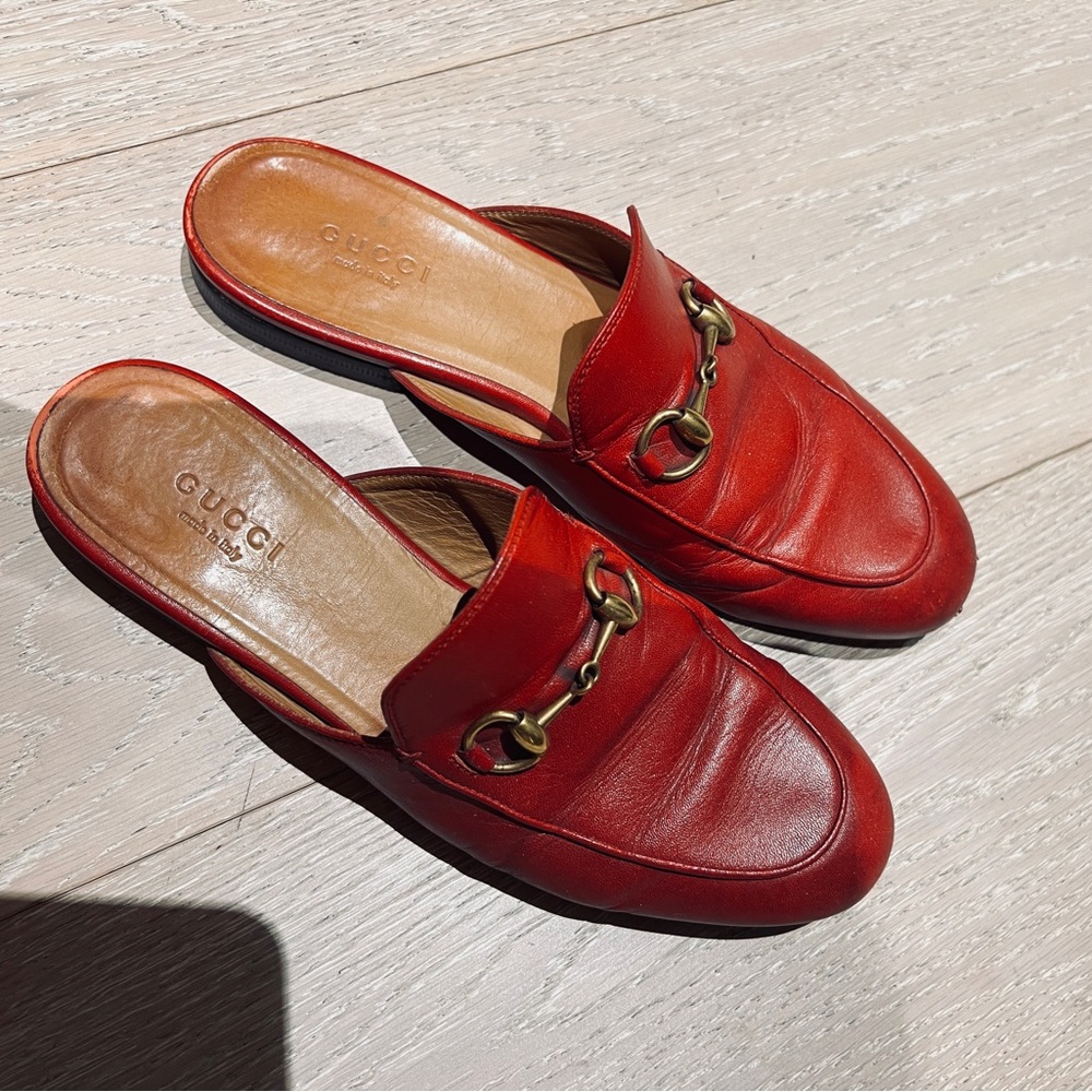 Gucci Slippers Red size36